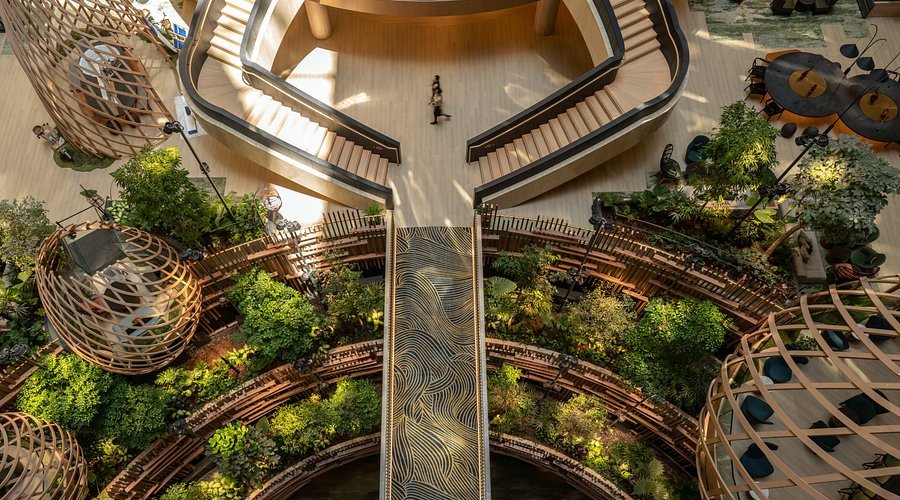 Sky bridge at the venue